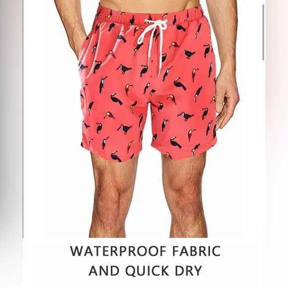 QuickDry  Boardshorts Shark Swim - Picture 1 of 5